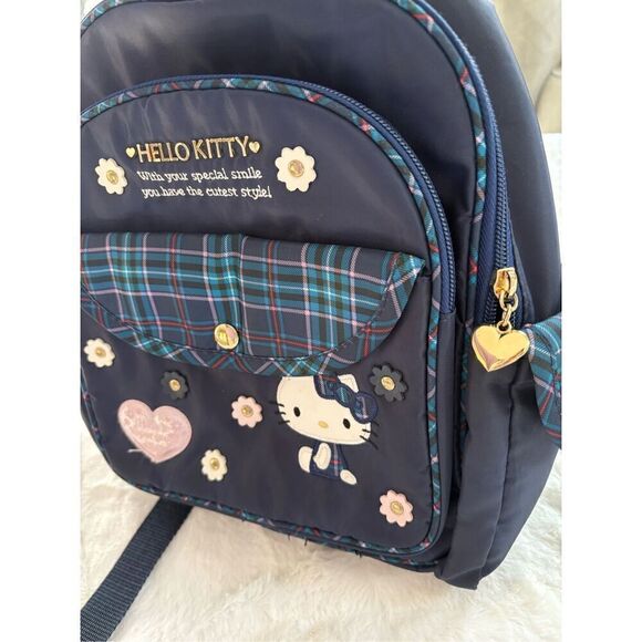 Blue Hello Kitty Toddler Backpack - Picture 5 of 9